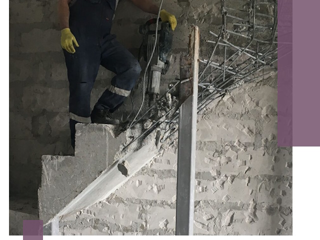 Демонтаж металлических и бетонных лестниц в Йошкаре-Ола