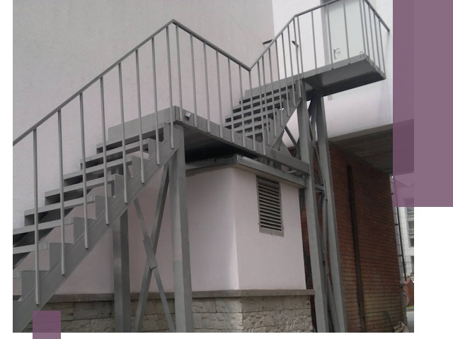 Монтаж пожарных лестниц под ключ в Йошкаре-Ола с гарантией качества