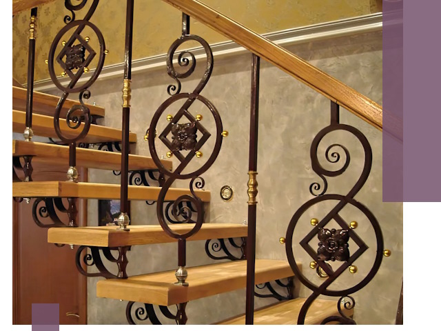 Изготовление кованых лестниц под ключ в Йошкаре-Ола