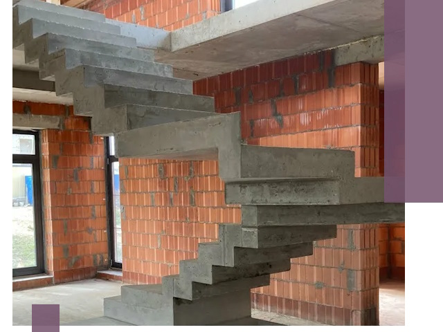 Изготовление бетонных лестниц под ключ в Йошкаре-Ола