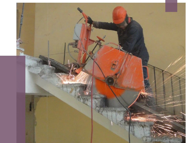 Демонтаж бетонных лестниц в Йошкаре-Ола от 4602 руб. за м2 | ПРОЛЁТ-Шкр