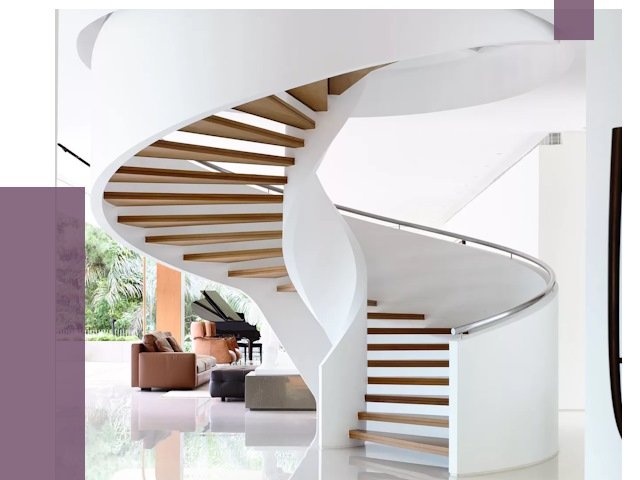 Винтовые лестницы в Йошкаре-Ола под ключ от 48574 руб. | ПРОЛЁТ-Шкр