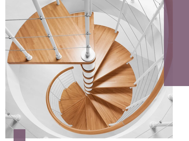 Изготовление винтовых лестниц под ключ в Йошкаре-Ола