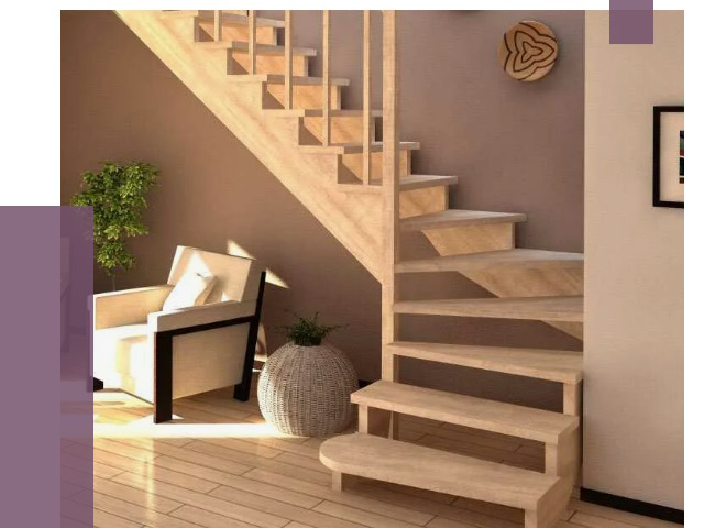 Изготовление Г-образных лестниц в Йошкаре-Ола от 18918 руб. 