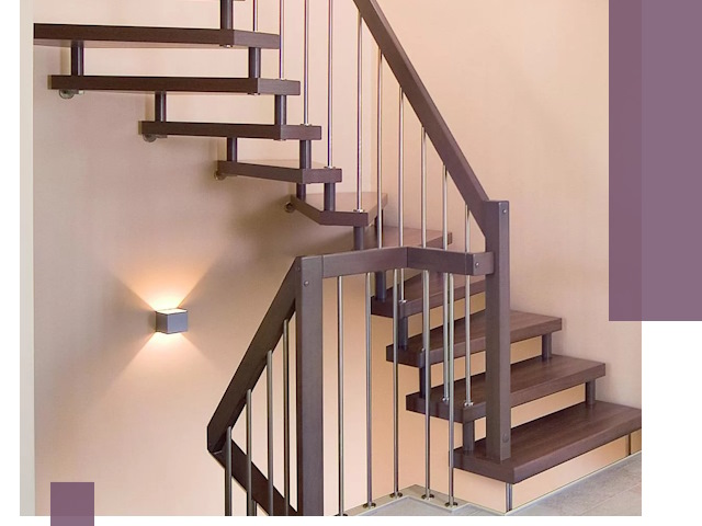 Изготовление лестниц на больцах в Йошкаре-Ола под ключ