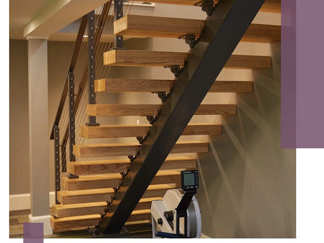 Лестницы на монокосоурах под ключ в Йошкаре-Ола - изготовление и монтаж