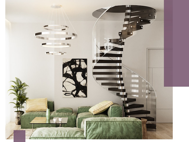 Лестницы для двухуровневой квартиры в Йошкаре-Ола — изготовление и монтаж