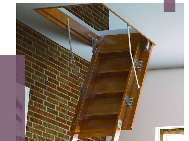 Установка чердачной лестницы в Йошкаре-Ола от 7823 руб. | ПРОЛЁТ-Шкр