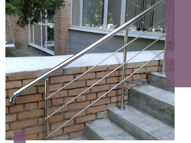 Перила из нержавеющей стали высокого качества в Йошкаре-Ола