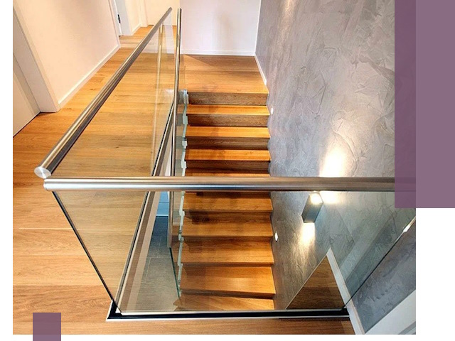 Перила для лестницы в доме — изготовление и монтаж в Йошкаре-Ола