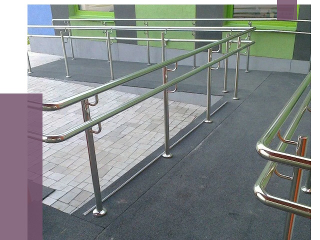 Ограждения пандусов в Йошкаре-Ола от 4346 руб. монтаж | ПРОЛЁТ-Шкр