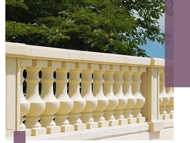 Установка балюстрады в Йошкаре-Ола: изготовление и монтаж под ключ