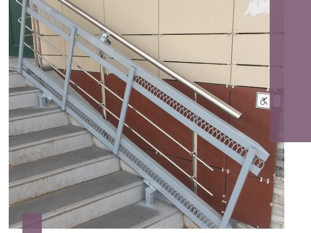 Изготовление откидных пандусов под ключ в Йошкаре-Ола