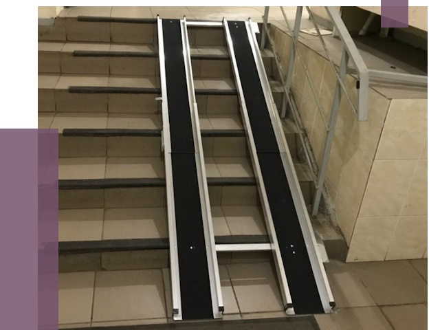 Установка пандуса в подъезд в Йошкаре-Ола от 7976 руб. под ключ | ПРОЛЁТ-Шкр