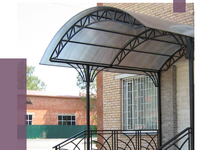 Металлические навесы и козырьки в Йошкаре-Ола от 12783 руб.