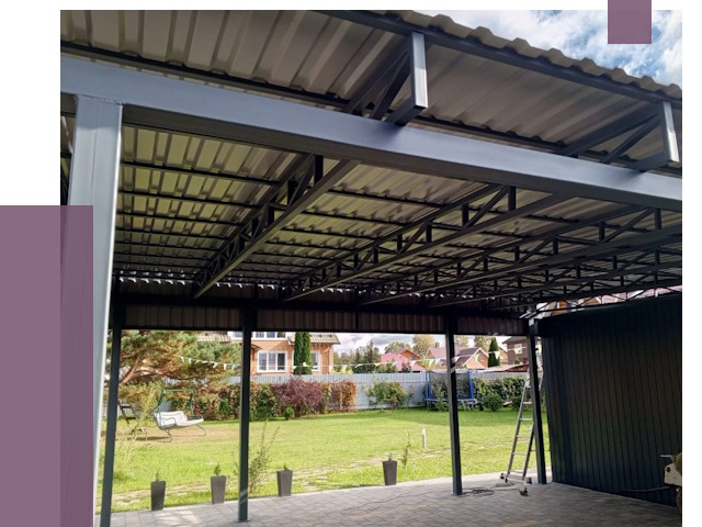 Монтаж навесов в Йошкаре-Ола от 7363 руб. — установка навеса | ПРОЛЁТ-Шкр