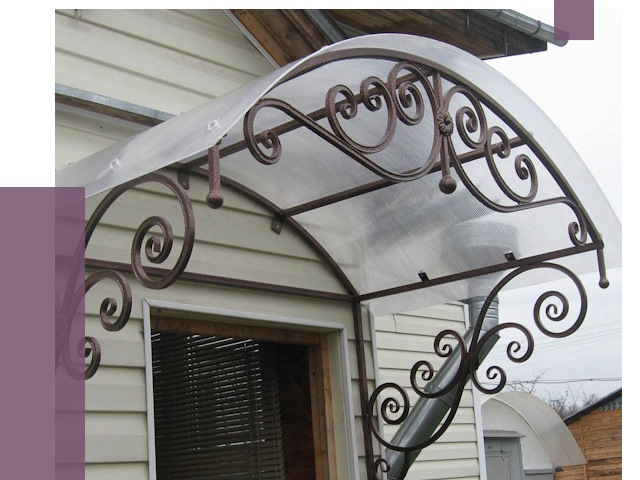 Изготовление козырьков в Йошкаре-Ола от 7363 руб. — заказать | ПРОЛЁТ-Шкр