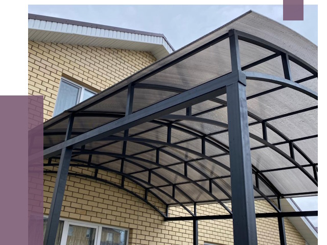 Монтаж козырьков в Йошкаре-Ола от 11504 руб. | ПРОЛЁТ-Шкр