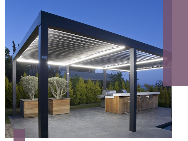 Навесы отдельно стоящие под ключ в Йошкаре-Ола из металла и поликарбоната