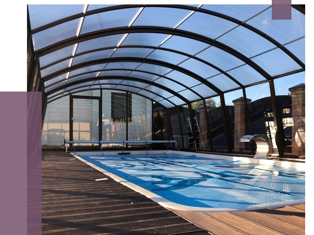 Навесы для бассейна в Йошкаре-Ола от 16771 руб. под ключ | ПРОЛЁТ-Шкр