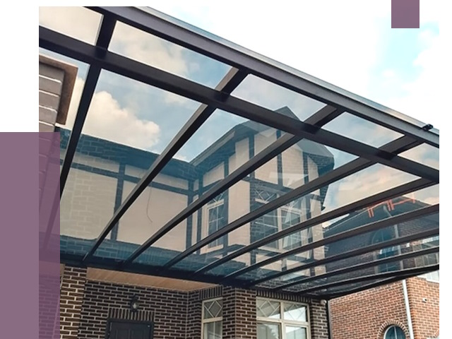 Навесы из поликарбоната в Йошкаре-Ола от 8610 руб. под ключ — ПРОЛЁТ-Шкр