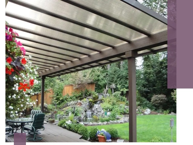 Навесы из поликарбоната под ключ в Йошкаре-Ола быстро и надёжно