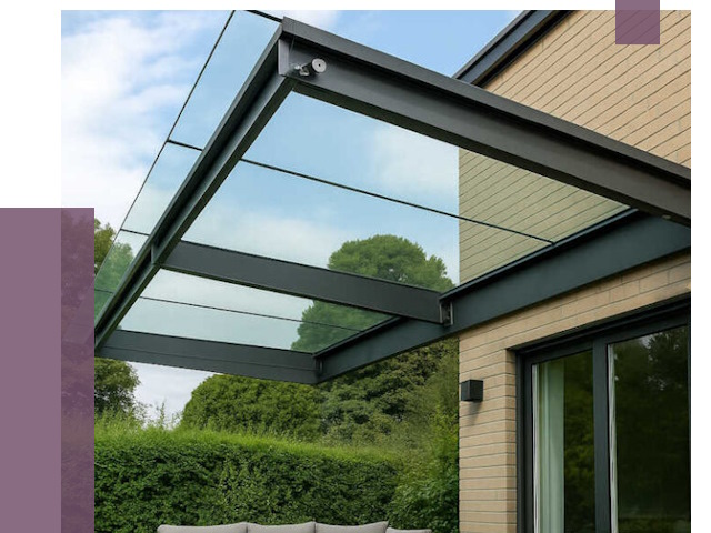 Стеклянные навесы и козырьки в Йошкаре-Ола от 12271 руб.