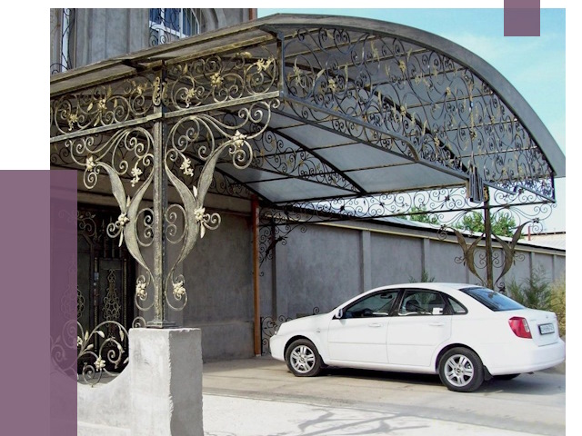 Кованые навесы в Йошкаре-Ола от 14572 руб. | ПРОЛЁТ-Шкр