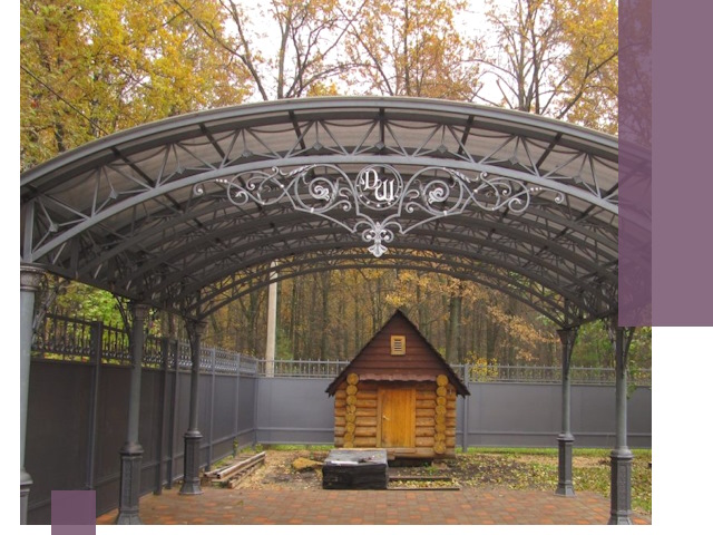 Кованые навесы премиум-класса под заказ в Йошкаре-Ола