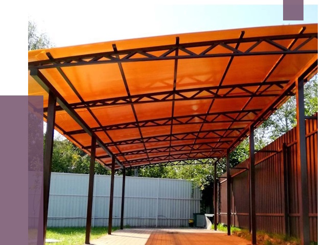 Односкатные навесы под ключ в Йошкаре-Ола от 13140 руб. 