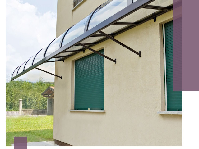 Козырьки над окнами в Йошкаре-Ола — изготовление и монтаж по выгоде