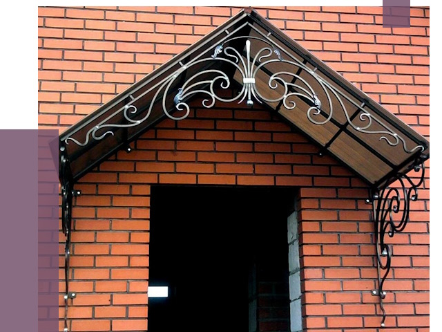 Металлические козырьки в Йошкаре-Ола от 10686 руб. 