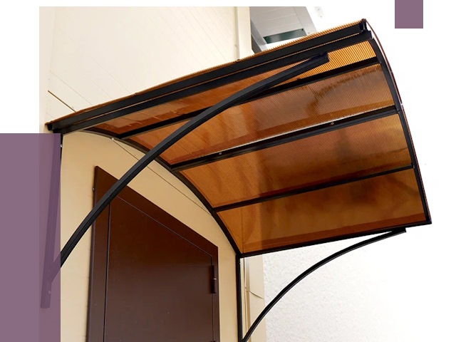 Недорогие козырьки в Йошкаре-Ола от 7588 руб.  | ПРОЛЁТ-Шкр