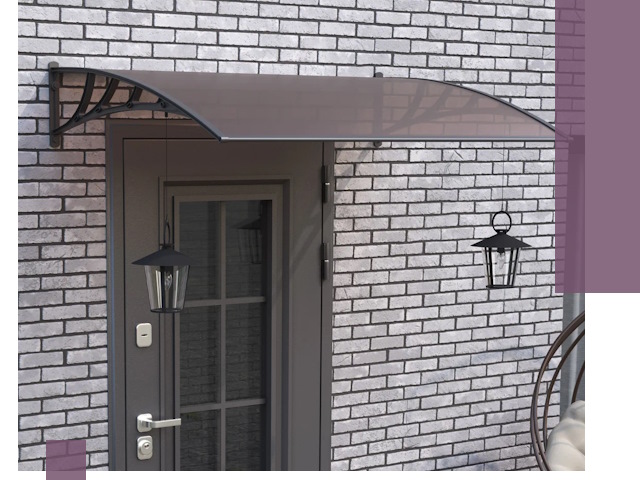 Недорогие козырьки и навесы под ключ в Йошкаре-Ола