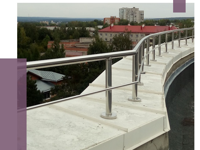 Парапеты и ограждения кровли в Йошкаре-Ола от 4960 руб.