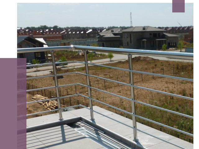 Парапеты из нержавеющей стали в Йошкаре-Ола от 7976 руб. за м² | ПРОЛЁТ-Шкр