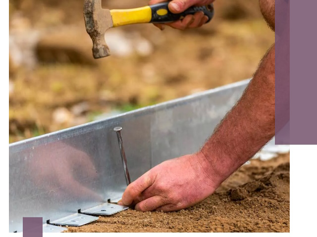 Монтаж металлических бордюров в Йошкаре-Ола быстро и качественно