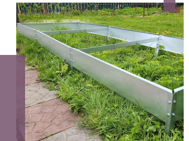 Металлические бордюры для грядок в Йошкаре-Ола от 1790 руб. 