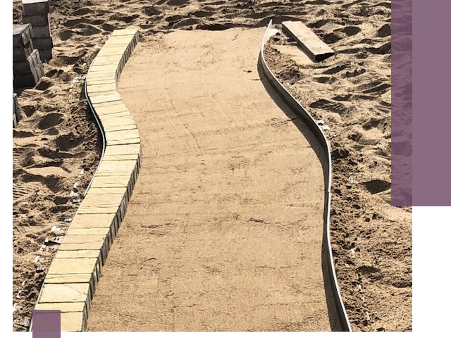 Металлические бордюры для тротуаров в Йошкаре-Ола — прочные и долговечные