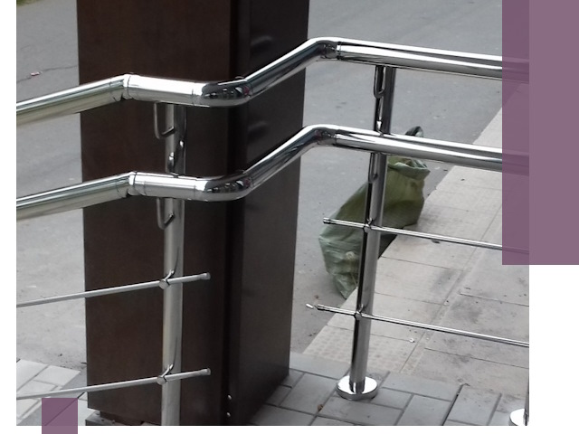 Монтаж поручней из нержавеющей стали в Йошкаре-Ола качественно и быстро